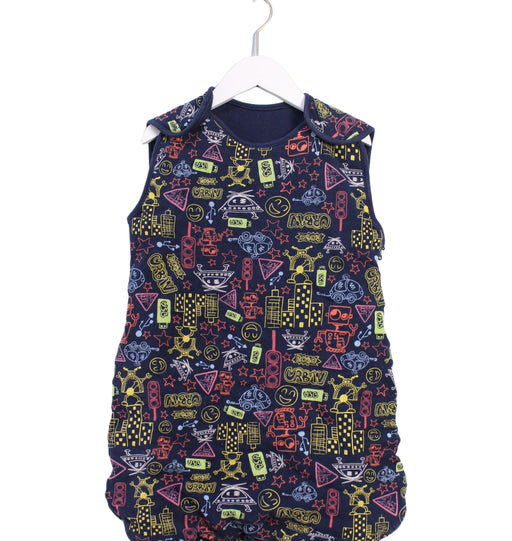 A Navy Sleepsacs from Mides in size 0-3M for girl. (Front View)