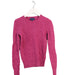 A Pink Knit Sweaters from Ralph Lauren in size 12Y for girl. (Front View)