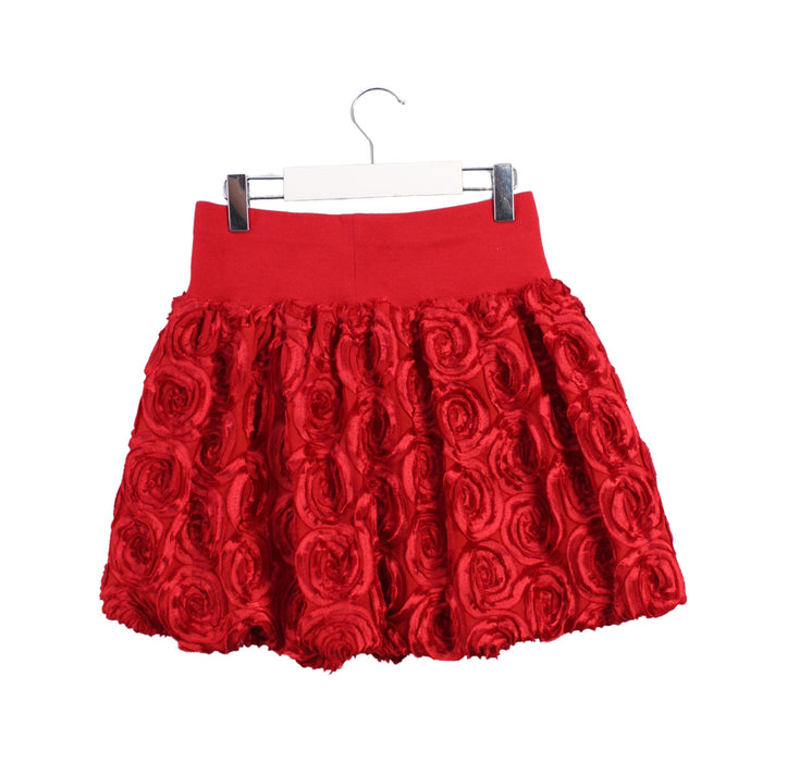 A Red Short Skirts from Kingkow in size 12Y for girl. (Back View)