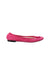 A Pink Flats from Repetto in size 10Y for girl. (Back View)