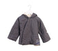 A Grey Puffer/Quilted Jackets from Kaloo in size 12-18M for neutral. (Front View)