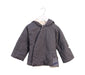 A Grey Puffer/Quilted Jackets from Kaloo in size 12-18M for neutral. (Front View)