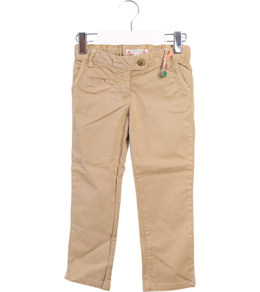 A Beige Casual Pants from Bonpoint in size 4T for girl. (Front View)