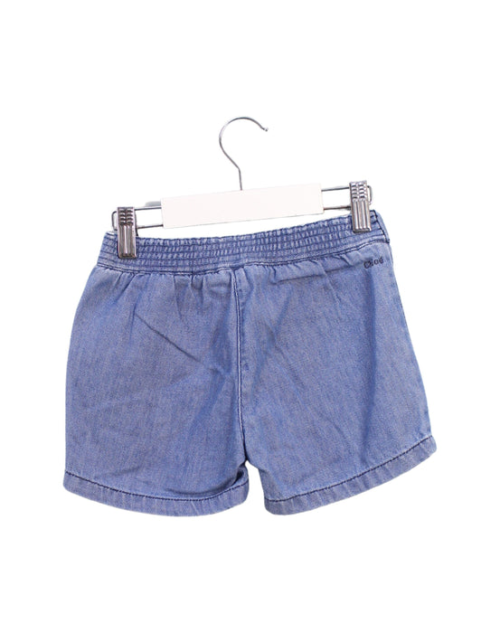 A Blue Shorts from Chloe in size 5T for girl. (Back View)