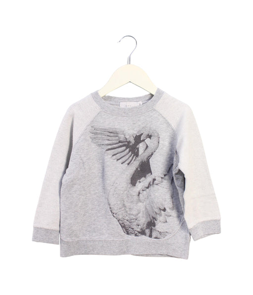 A Grey Crewneck Sweatshirts from Stella McCartney in size 4T for girl. (Front View)