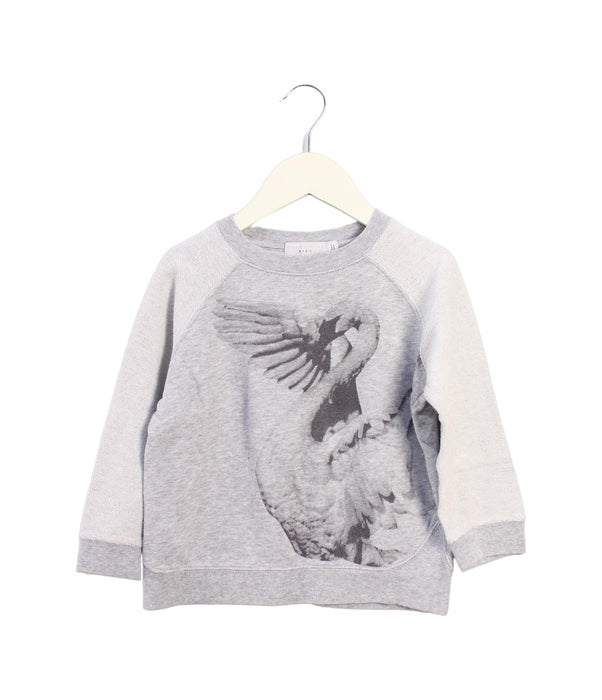 A Grey Crewneck Sweatshirts from Stella McCartney in size 4T for girl. (Front View)