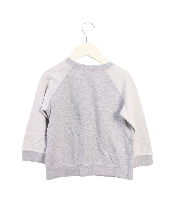 A Grey Crewneck Sweatshirts from Stella McCartney in size 4T for girl. (Back View)