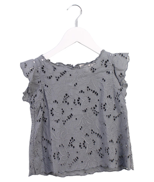 A Blue Short Sleeve Tops from Stella McCartney in size 4T for girl. (Front View)