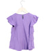 A Purple Short Sleeve Tops from DKNY in size 5T for girl. (Back View)