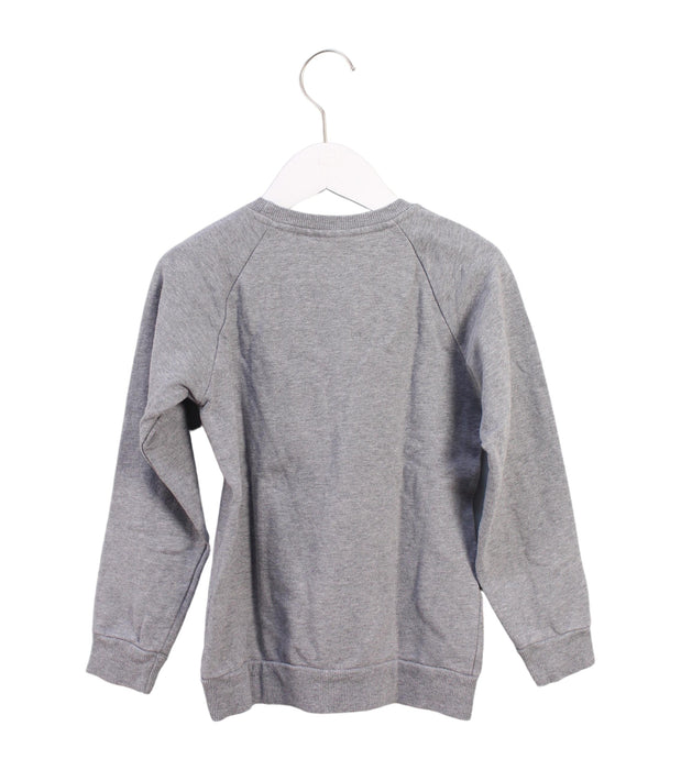 A Grey Crewneck Sweatshirts from Mini Rodini in size 5T for girl. (Back View)