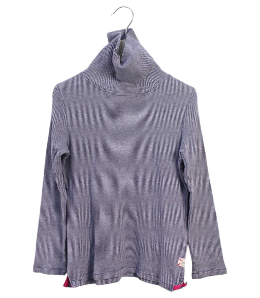 A Navy Long Sleeve Tops from Joules in size 6T for girl. (Front View)