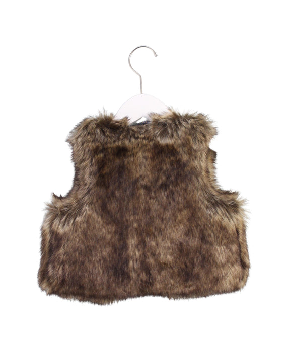 A Brown Outerwear Vests from Polo Ralph Lauren in size 3T for girl. (Back View)