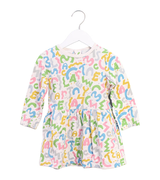 A Yellow Long Sleeve Dresses from Stella McCartney in size 3T for girl. (Front View)