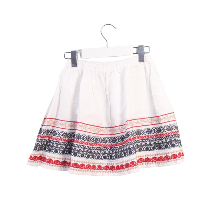 A White Short Skirts from Bonpoint in size 4T for girl. (Back View)