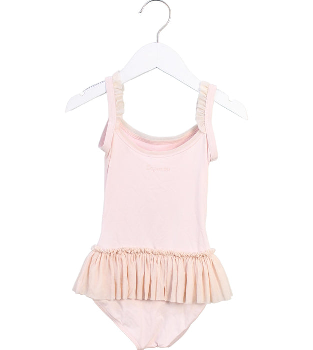 A Pink Leotards from Repetto in size 8Y for girl. (Front View)