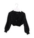 A Black Cardigans from Sisley in size 6T for girl. (Front View)