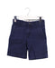 A Blue Shorts from Crewcuts in size 5T for girl. (Front View)