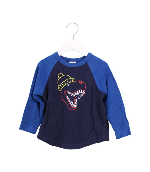 A Black Long Sleeve Tops from Hanna Andersson in size 2T for boy. (Front View)