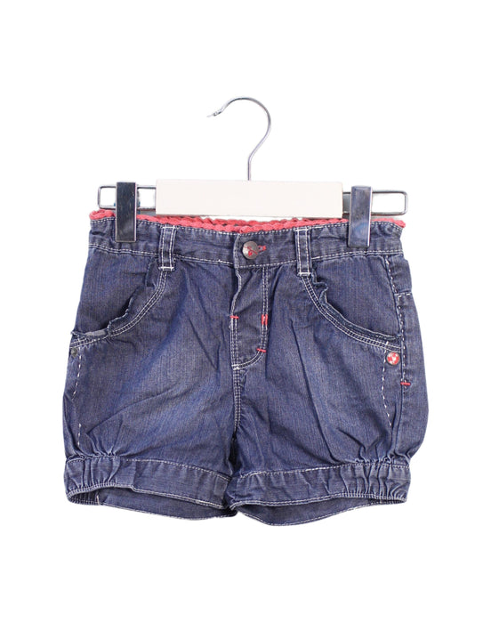 A Blue Shorts from Absorba in size 3T for girl. (Front View)