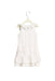 A White Sleeveless Dresses from Nicholas & Bears in size 4T for girl. (Back View)