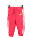 A Pink Sweatpants from Adidas in size 12-18M for girl. (Front View)