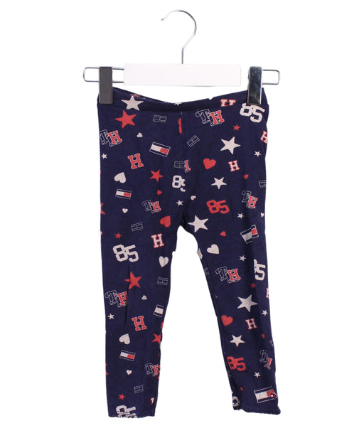 A Navy Leggings from Tommy Hilfiger in size 12-18M for girl. (Front View)