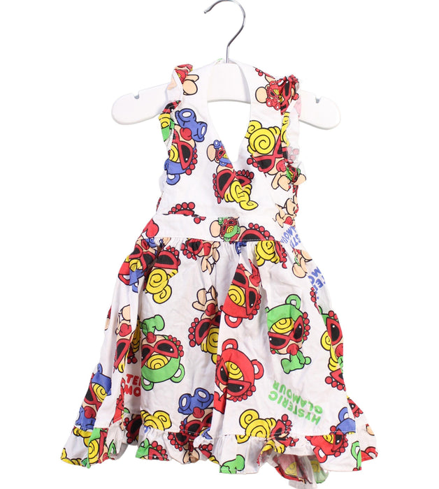 A Multicolour Sleeveless Dresses from Hysteric Mini in size 12-18M for girl. (Front View)