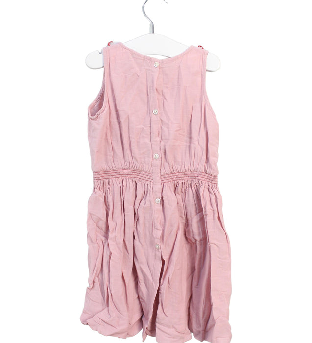 A Pink Sleeveless Dresses from Caramel in size 3T for girl. (Back View)