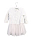 A White Sweater Dresses from Petit Bateau in size 3T for girl. (Back View)