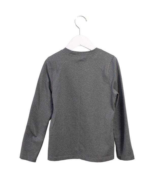 A Grey Long Sleeve Tops from REI in size 8Y for boy. (Back View)