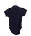 A Navy Short Sleeve Bodysuits from Jojo Maman Bébé in size 12-18M for boy. (Back View)