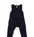 A Navy Long Overalls from Petit Bateau in size 6-12M for boy. (Back View)