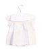 A White Short Sleeve Tops from Jacadi in size 6-12M for girl. (Back View)