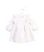 A White Long Sleeve Dresses from Jacadi in size 12-18M for girl. (Front View)