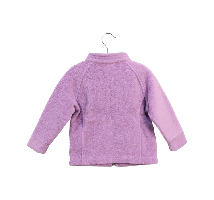 A Purple Puffer/Quilted Jackets from Columbia in size 12-18M for girl. (Back View)