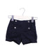 A Black Shorts from Jacadi in size 6-12M for girl. (Front View)