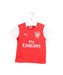 A Red Shorts Sets from Puma in size 0-3M for boy. (Front View)