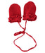 A Red Gloves & Mittens from Jacadi in size O/S for girl. (Back View)