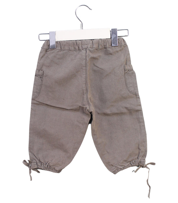 A Brown Casual Pants from Bonpoint in size 6-12M for boy. (Back View)