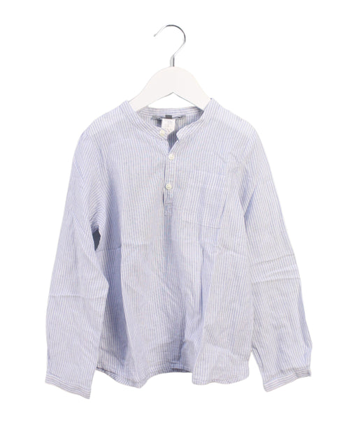 A White Long Sleeve Tops from Bonpoint in size 6T for boy. (Front View)