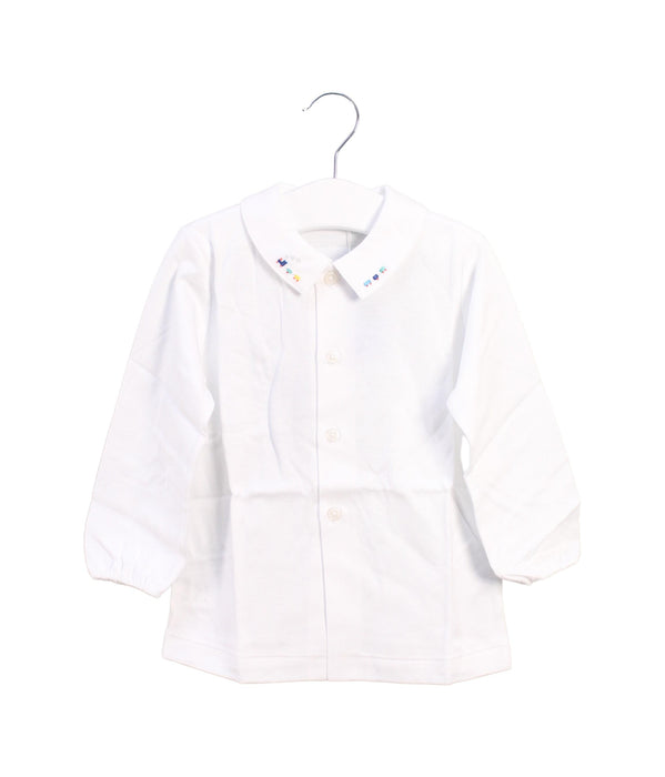 A White Shirts from Familiar in size 18-24M for girl. (Front View)