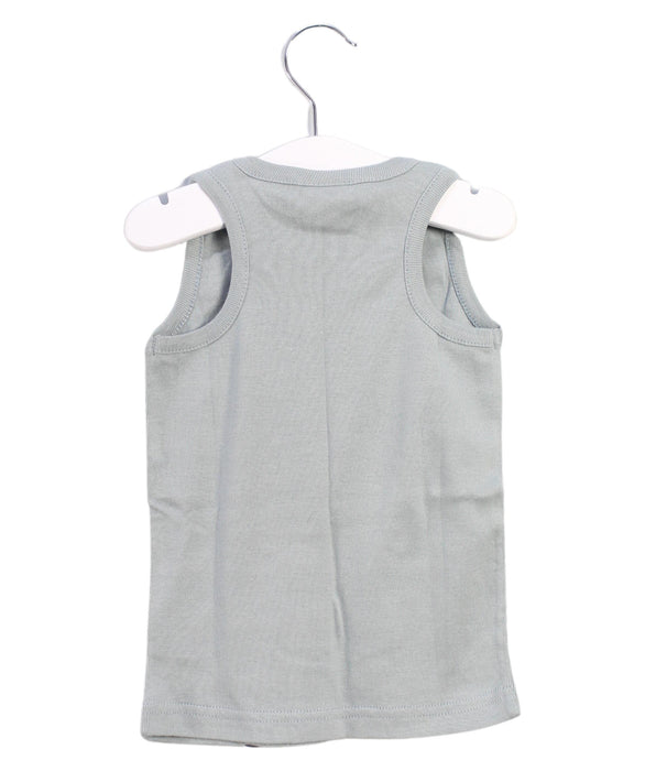 A Grey Sleeveless Tops from La Queue du Chat in size 2T for boy. (Back View)