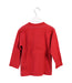 A Red Long Sleeve Tops from Absorba in size 3T for boy. (Back View)