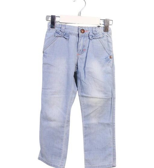 A Blue Jeans from Absorba in size 3T for girl. (Front View)