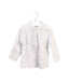 A White Long Sleeve Tops from Bout'Chou in size 12-18M for girl. (Front View)