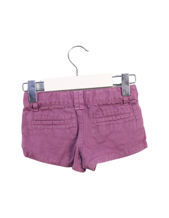 A Purple Shorts from Bonton in size 4T for girl. (Back View)