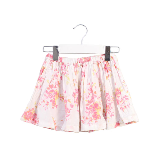 A White Short Skirts from Bonton in size 4T for girl. (Front View)