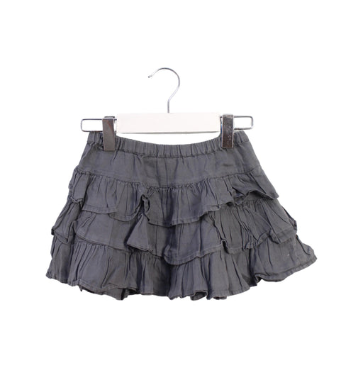 A Grey Short Skirts from Bonton in size 4T for girl. (Front View)
