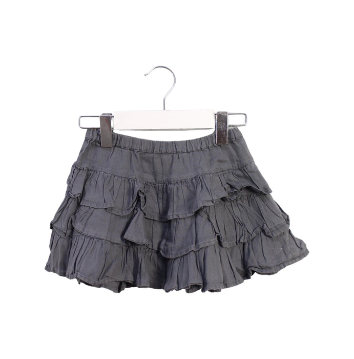 A Grey Short Skirts from Bonton in size 4T for girl. (Front View)