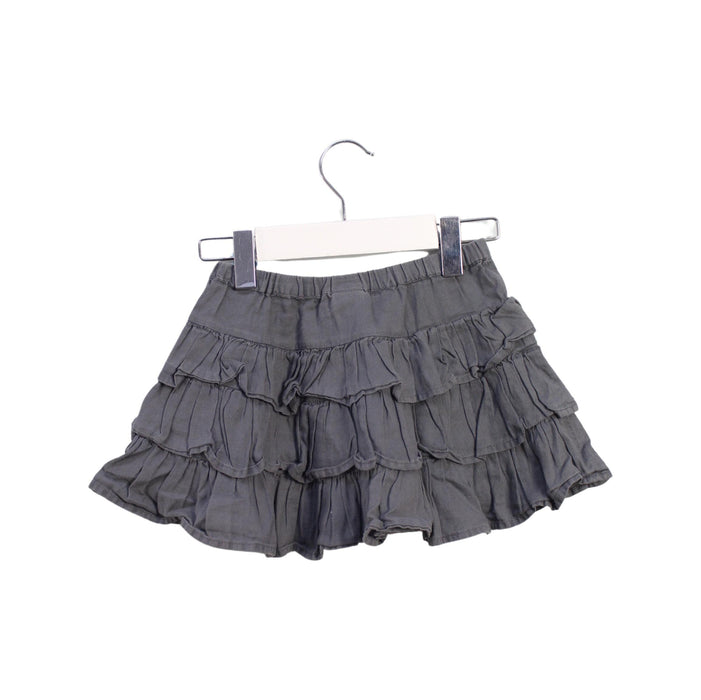 A Grey Short Skirts from Bonton in size 4T for girl. (Back View)